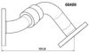 VW 038131521L Pipe, EGR valve